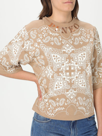 Pinko T Shirt Woman Beige