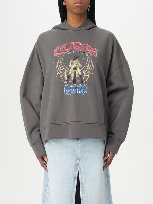 Pinko Sweatshirt Woman Grey