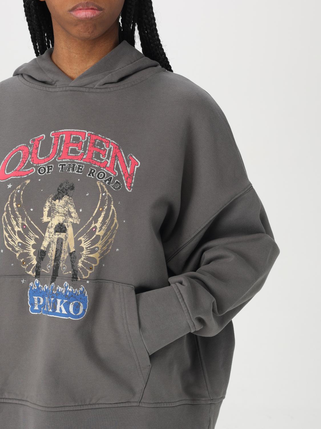 Pinko Sweatshirt Woman Grey