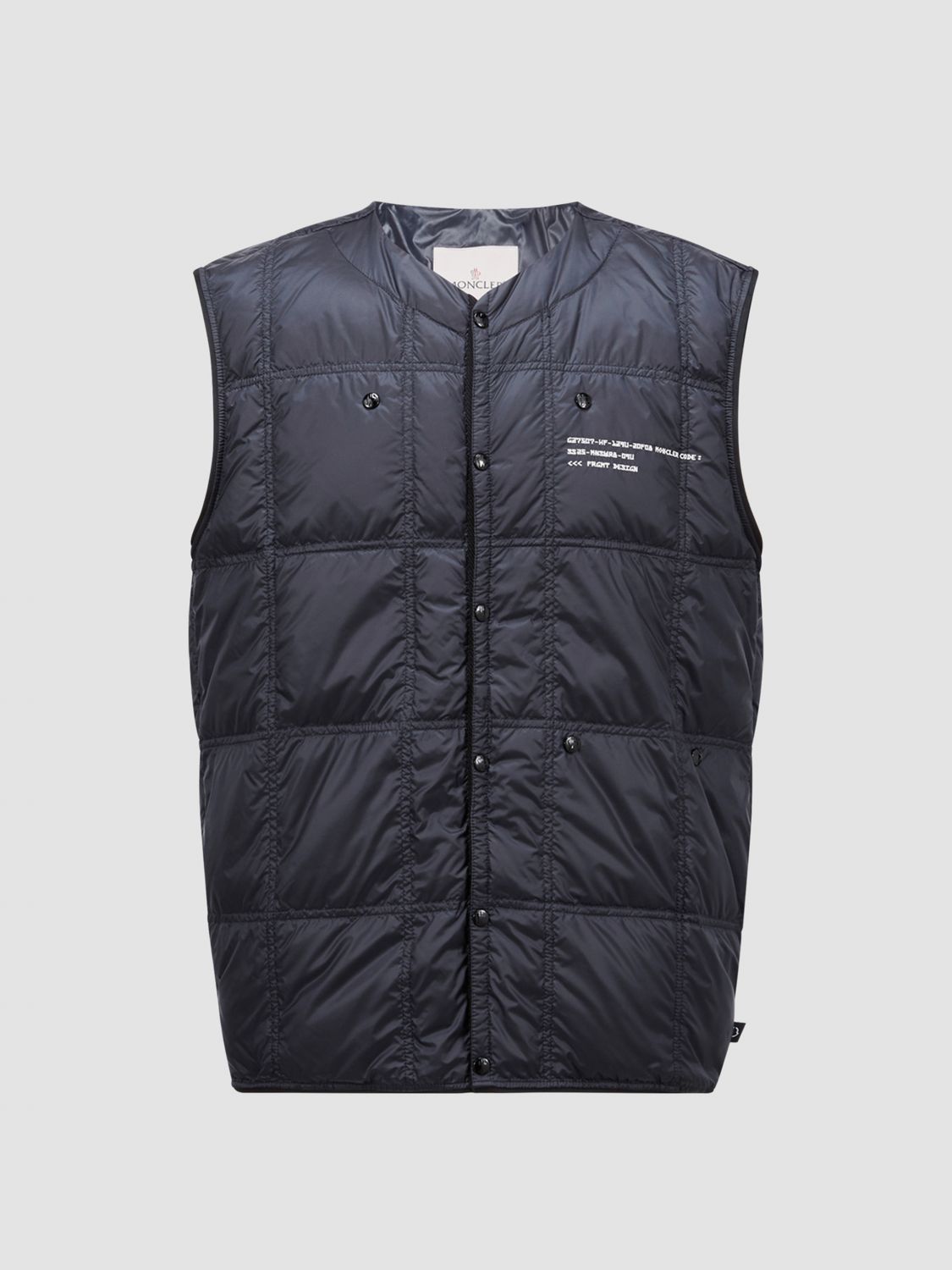 Moncler Suit Vest Men Blue