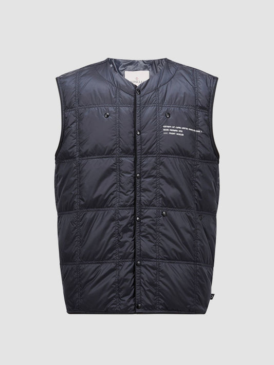 Moncler Suit Vest Men Blue