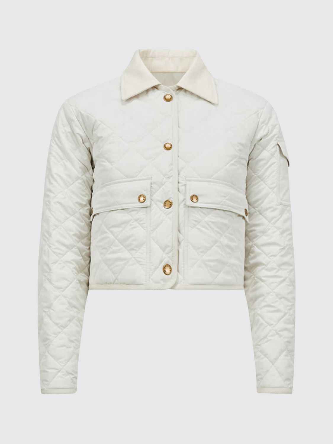 Moncler Jacket Woman Ivory