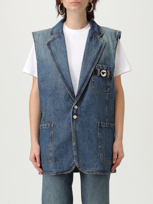 Coperni Waistcoat Woman Blue
