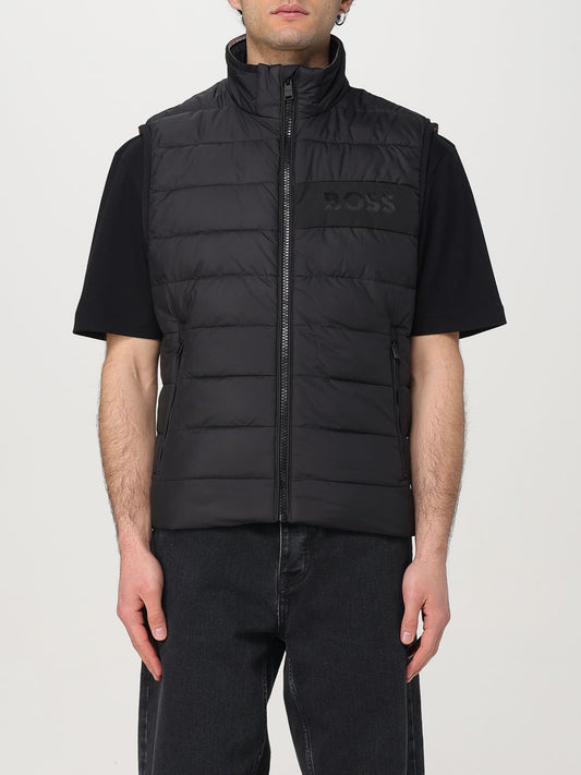 Boss Suit Vest Men Black