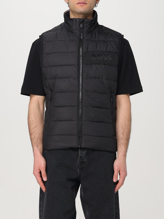 Boss Suit Vest Men Black