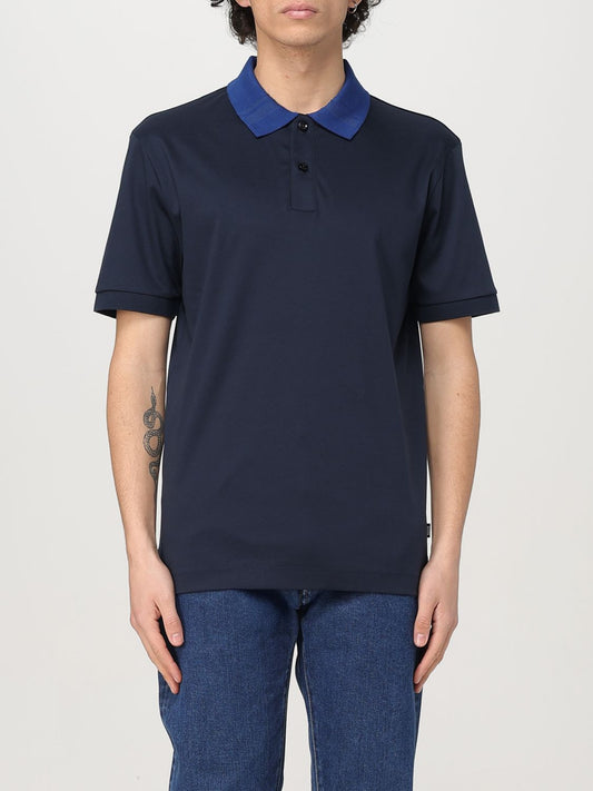 Boss Polo Shirt Men Blue