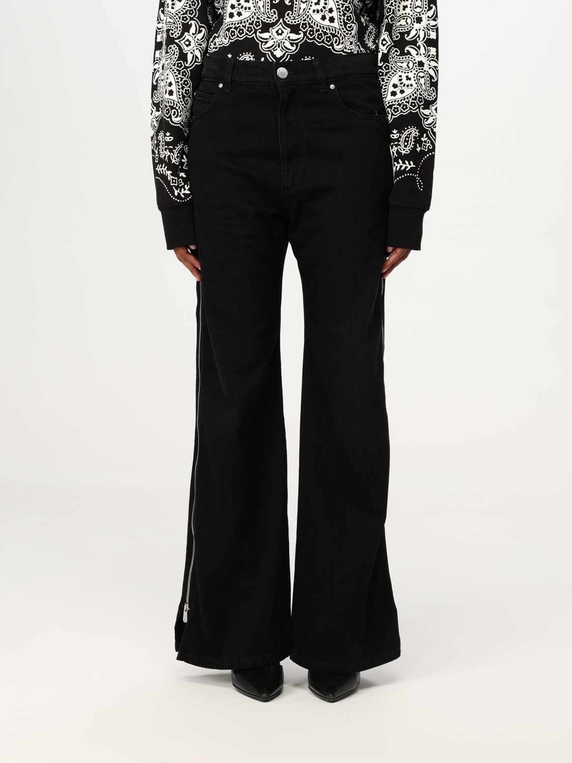 Pinko Jeans Woman Black