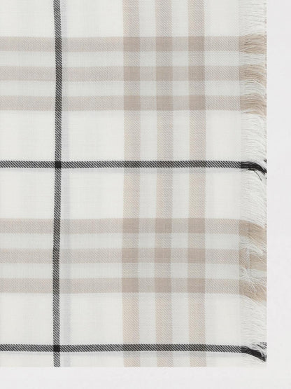 Burberry Scarf Woman White