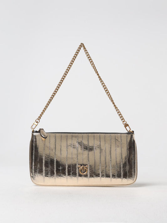Pinko Shoulder Bag Woman Gold