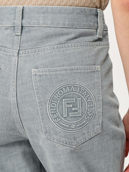 Fendi Jeans Woman Grey