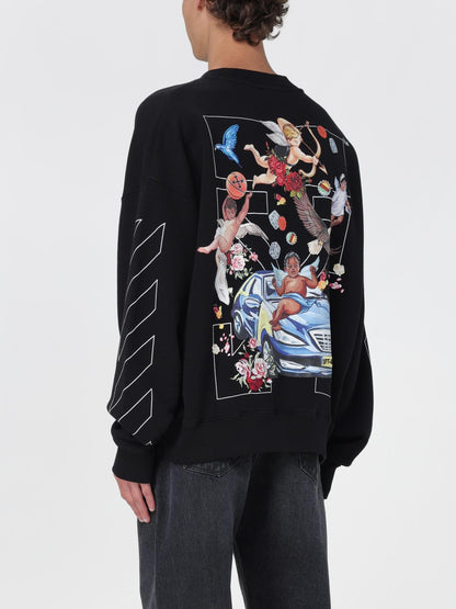 Off White Sweatshirt Men Black