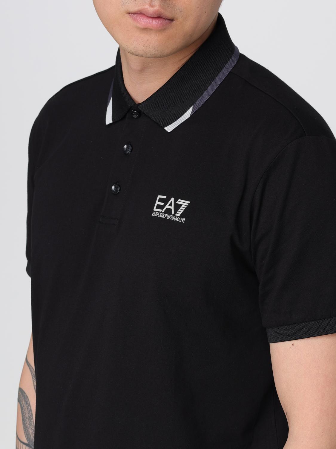 Ea7 Polo Shirt Men Beige