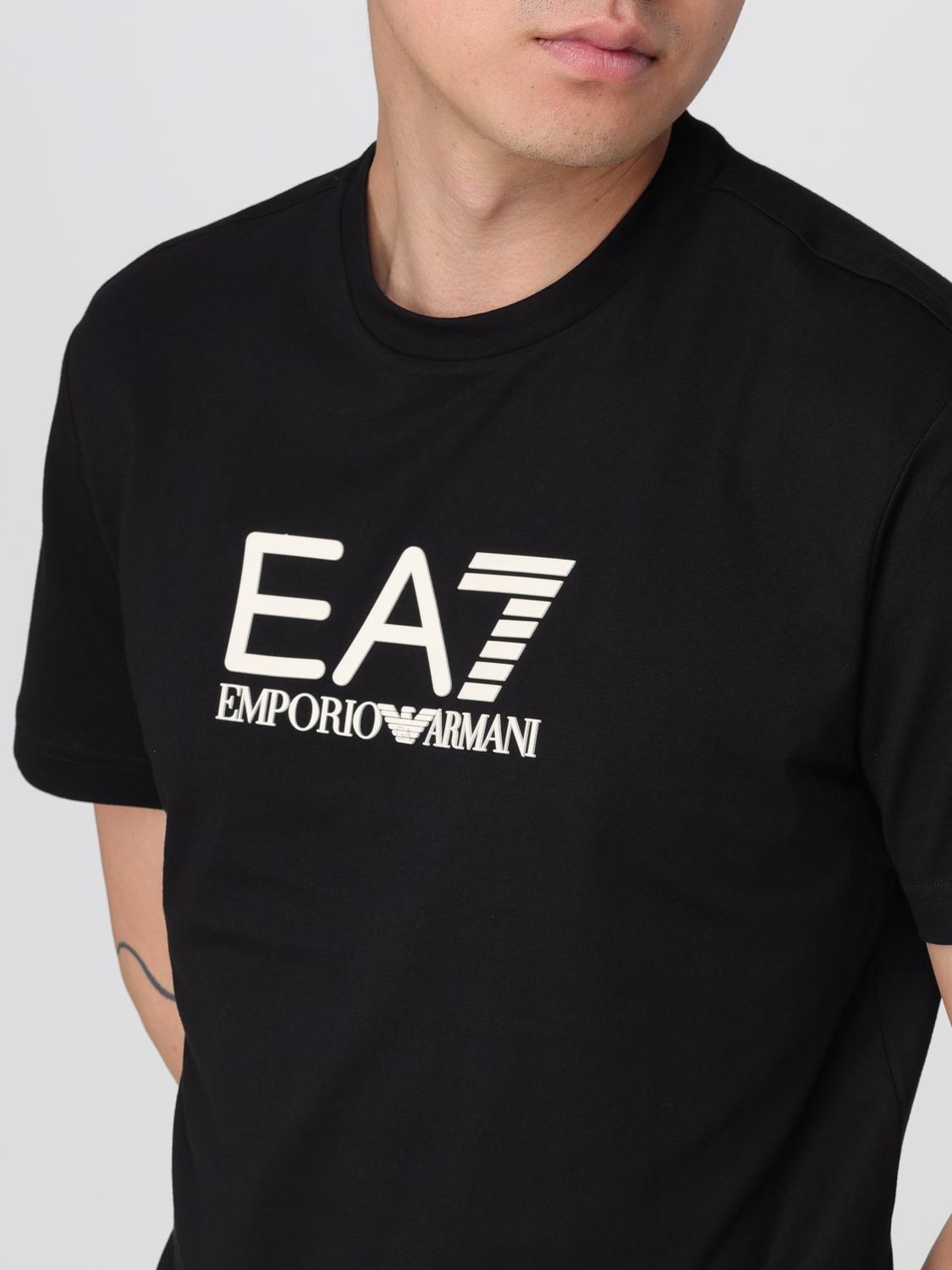 Ea7 T Shirt Men Beige