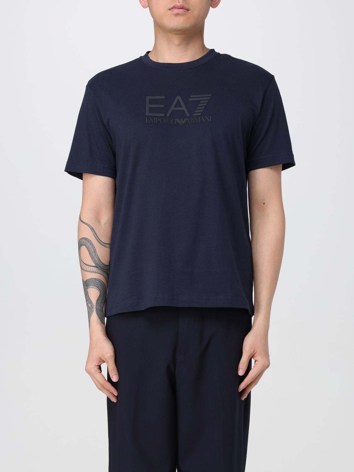 Ea7 T Shirt Men Beige