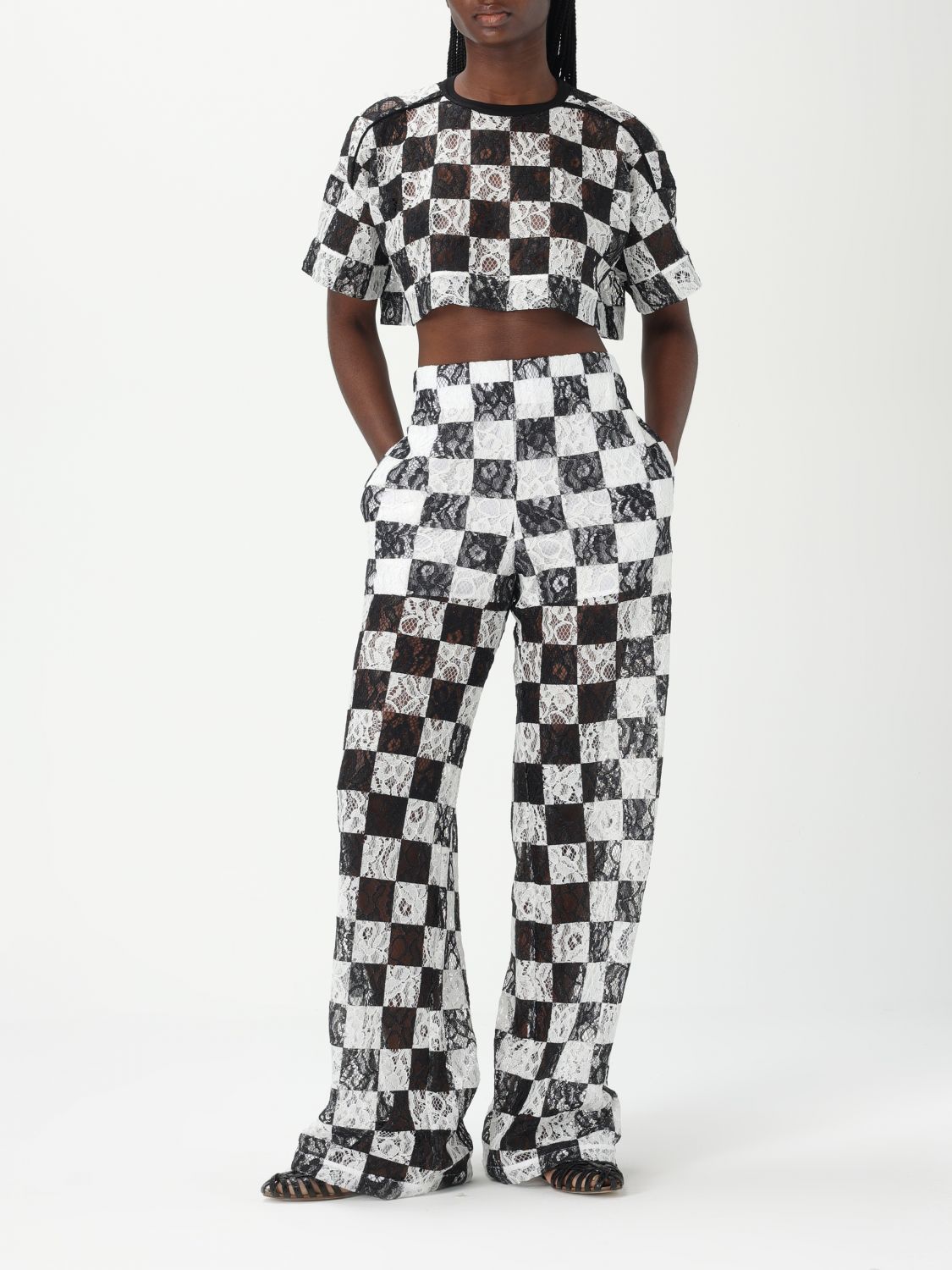 Pinko Pants Woman White