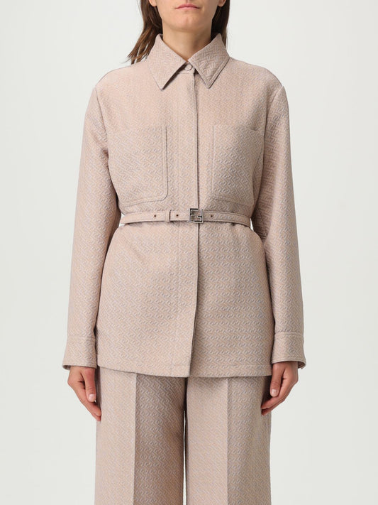 Fendi Jacket Woman Beige