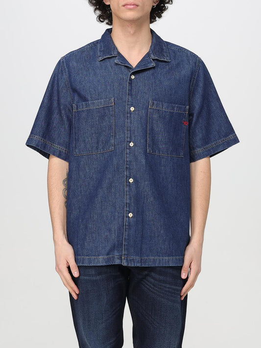 Diesel Shirt Men Blue