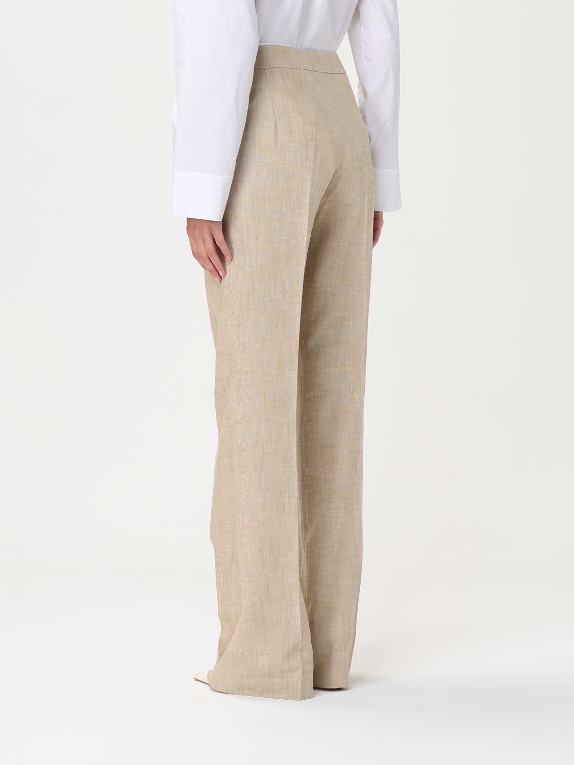 Pinko Pants Woman Beige