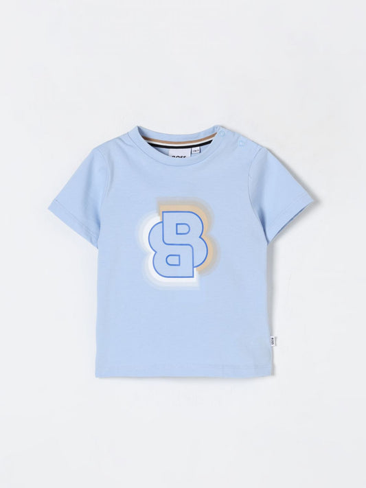 Boss T Shirt Kids Gnawed Blue