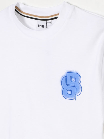 Boss T Shirt Kids White