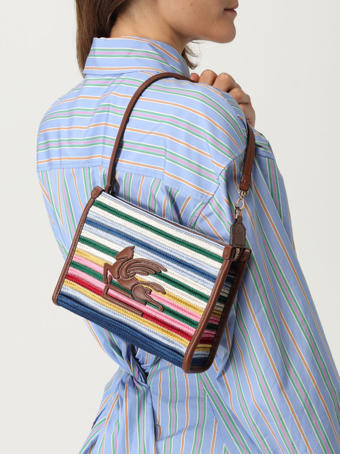 ハンドバッグ ETRO Woman Handbag Multicolor WP2C0014AE233 S9830 Etro Handbag Woman Multicolor – Modishus