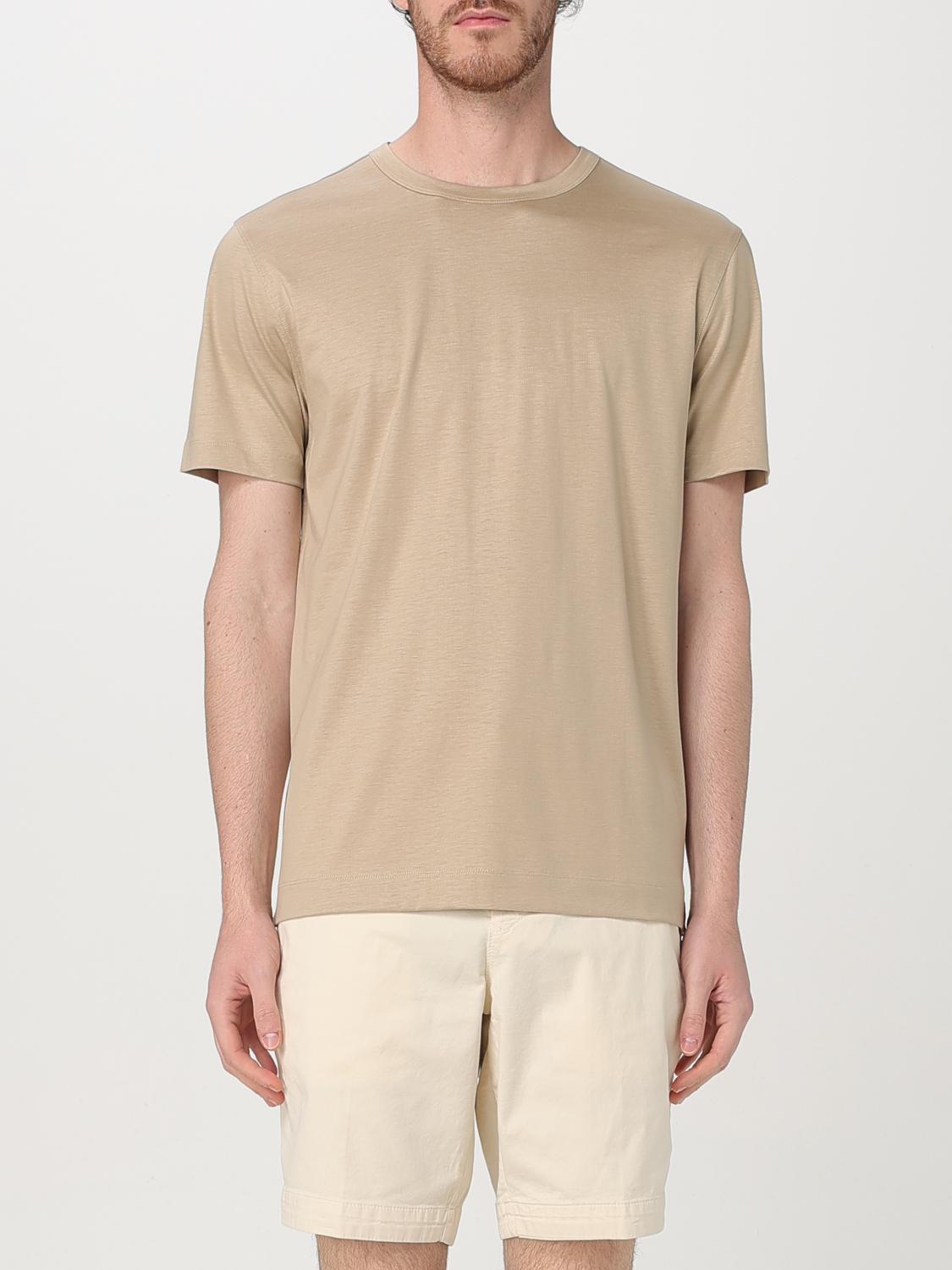 Boss T Shirt Men Beige