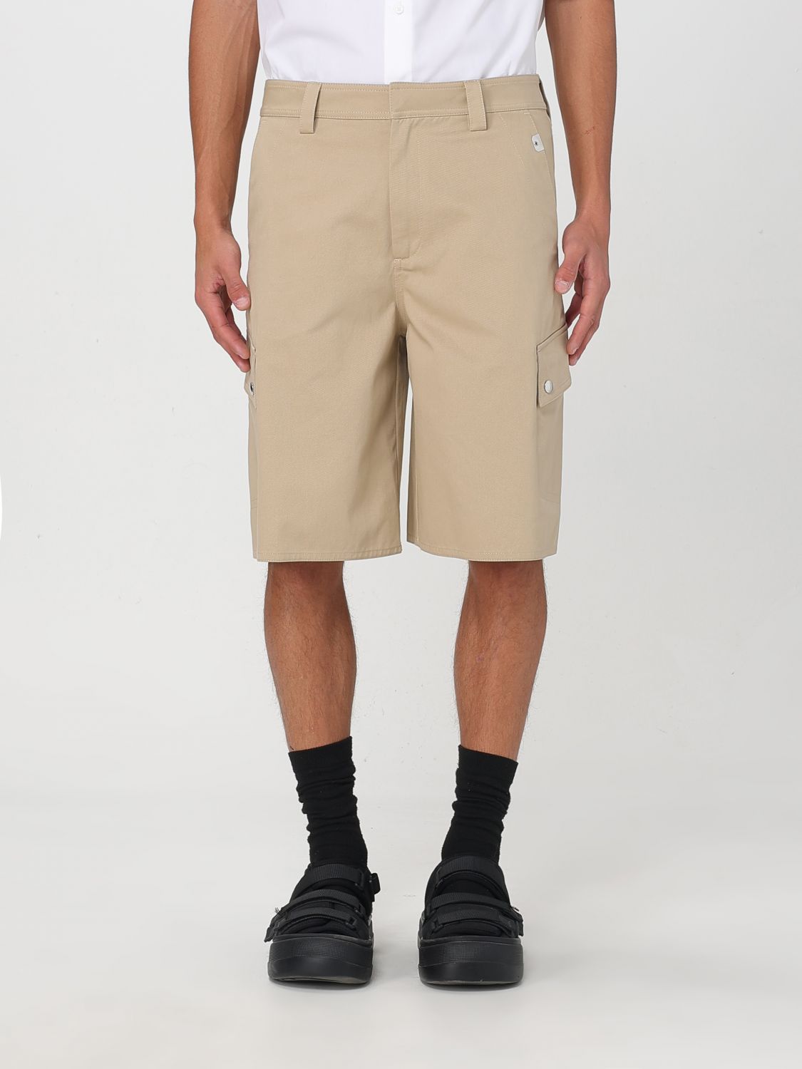 Off White Short Men Beige