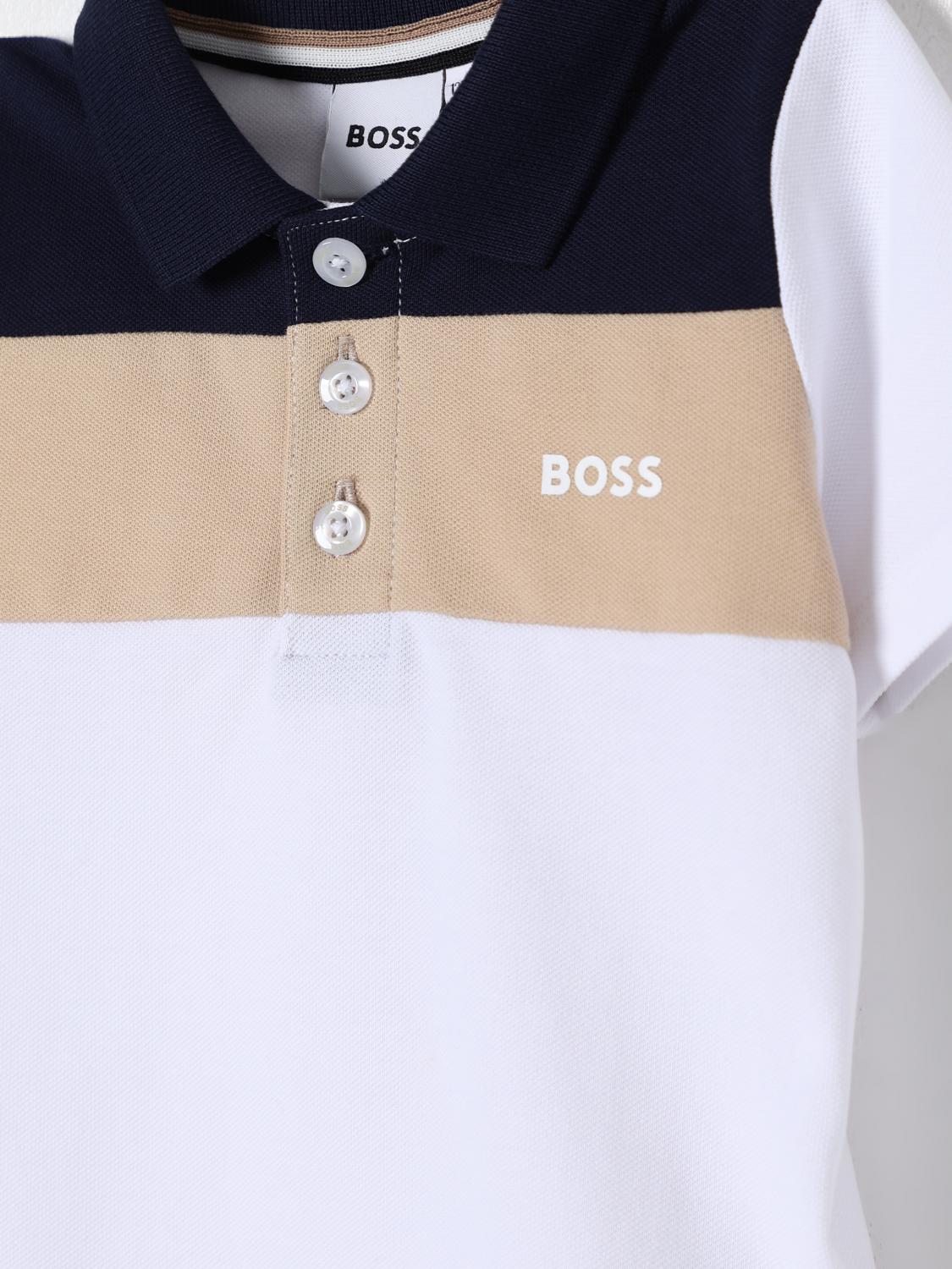 Boss T Shirt Kids White