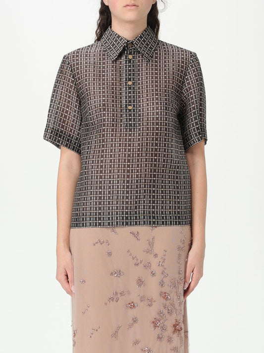 Fendi Polo Shirt Woman Brown