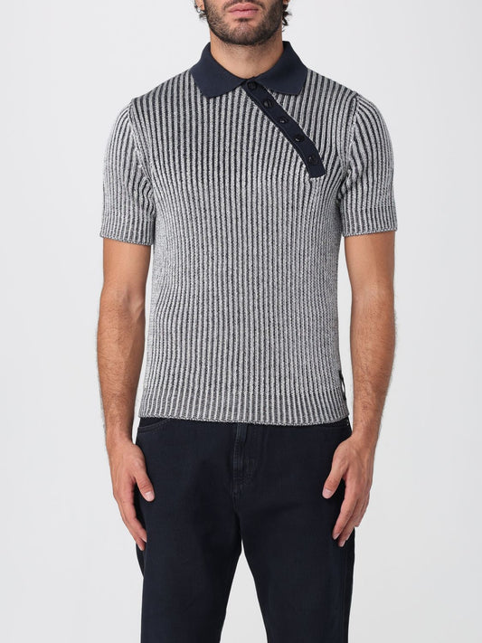 Fendi Polo Shirt Men Blue