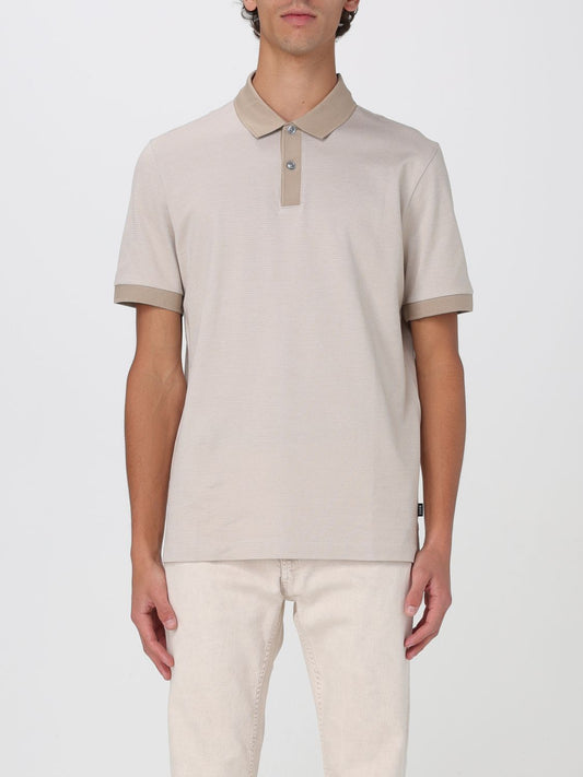 Boss Polo Shirt Men Beige
