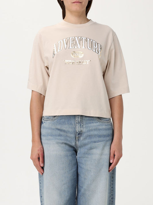 Pinko T Shirt Woman Beige