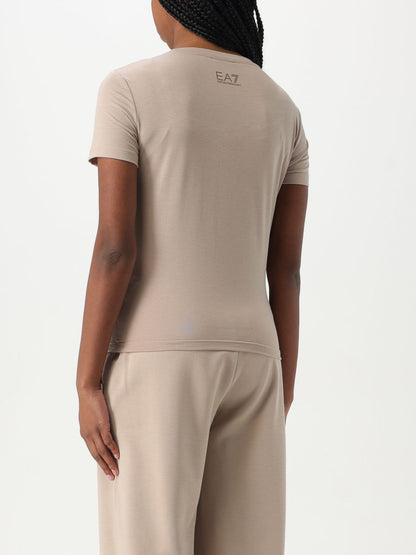 Ea7 T Shirt Woman Mouse Grey