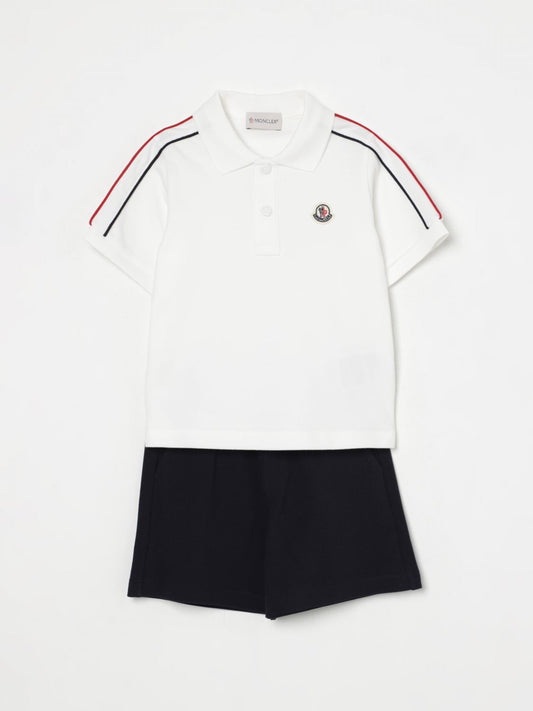 Moncler Clothing Set Kids White