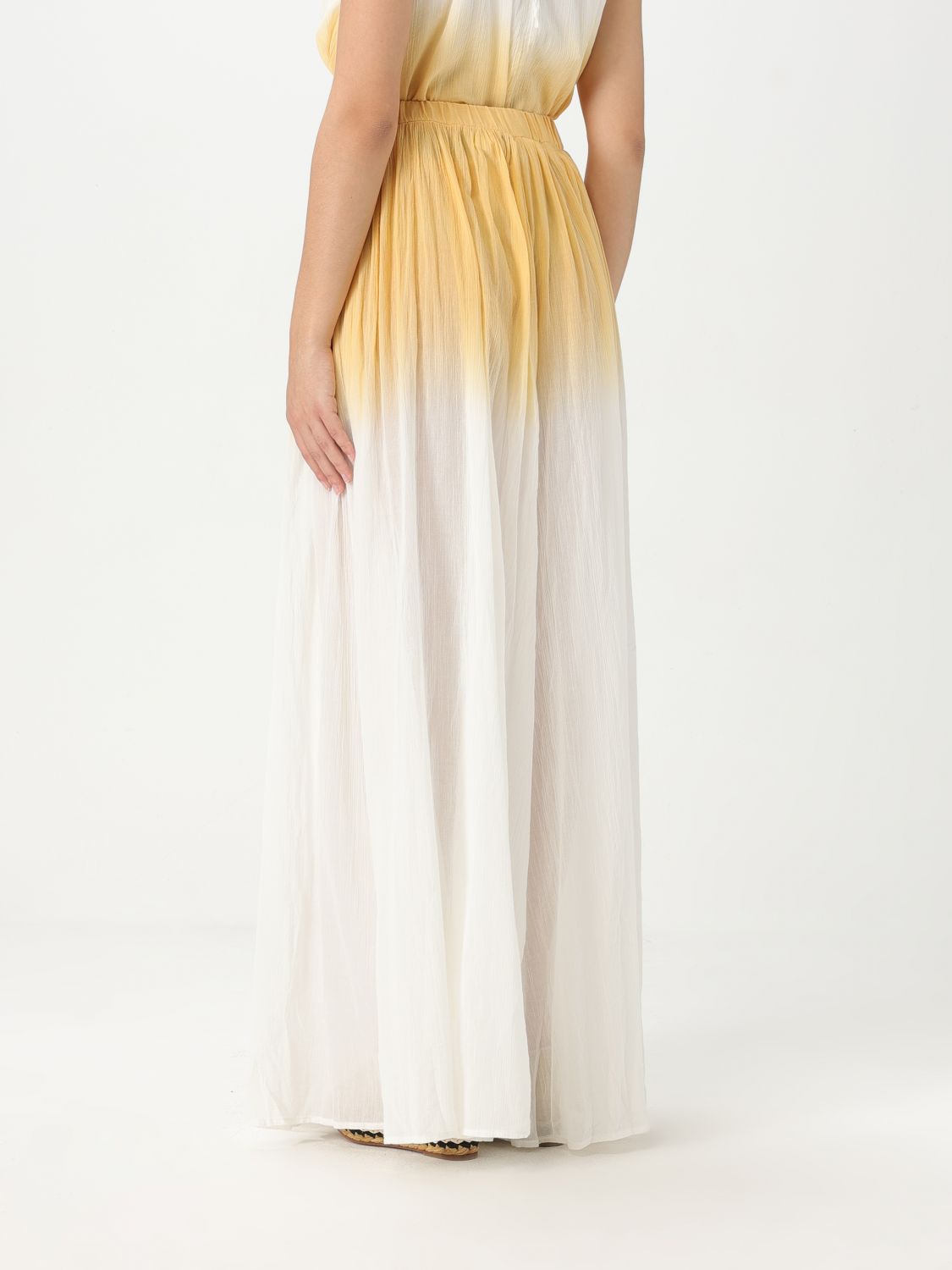Pinko Pants Woman Yellow