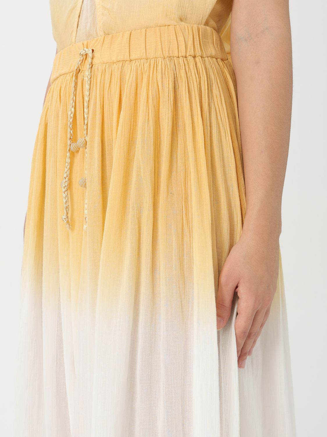 Pinko Pants Woman Yellow