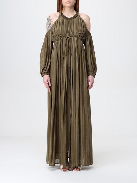 Pinko Dress Woman Green