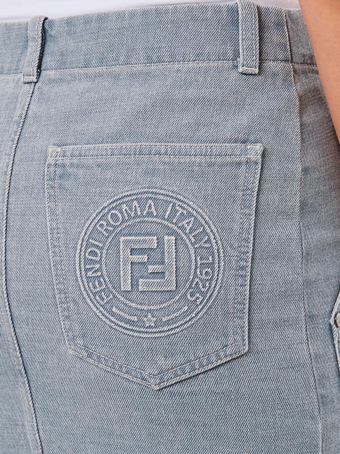 Fendi Skirt Woman Grey