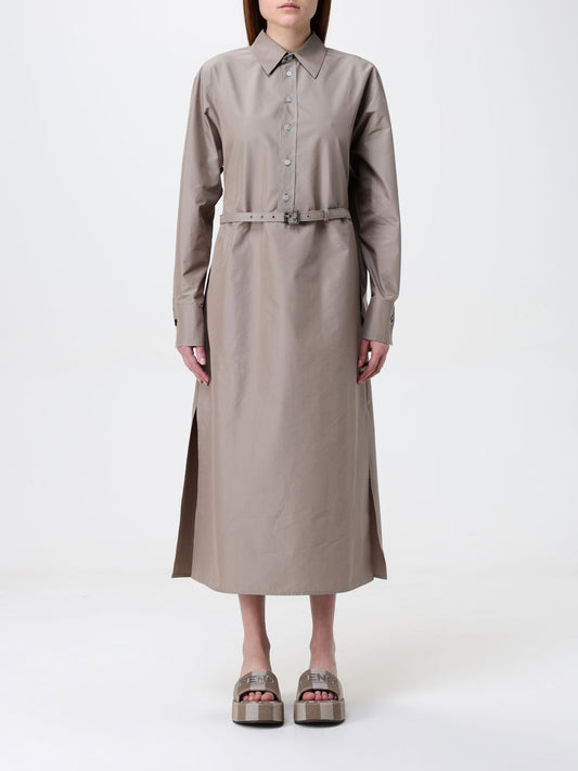 Fendi Dress Woman Beige