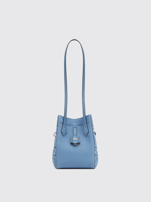 Fendi Mini Bag Woman Gnawed Blue