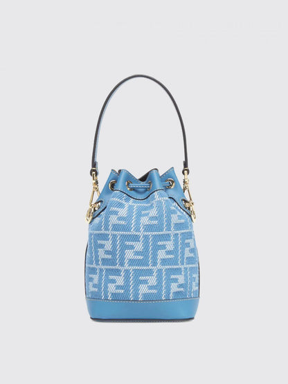 Fendi Mini Bag Woman Gnawed Blue