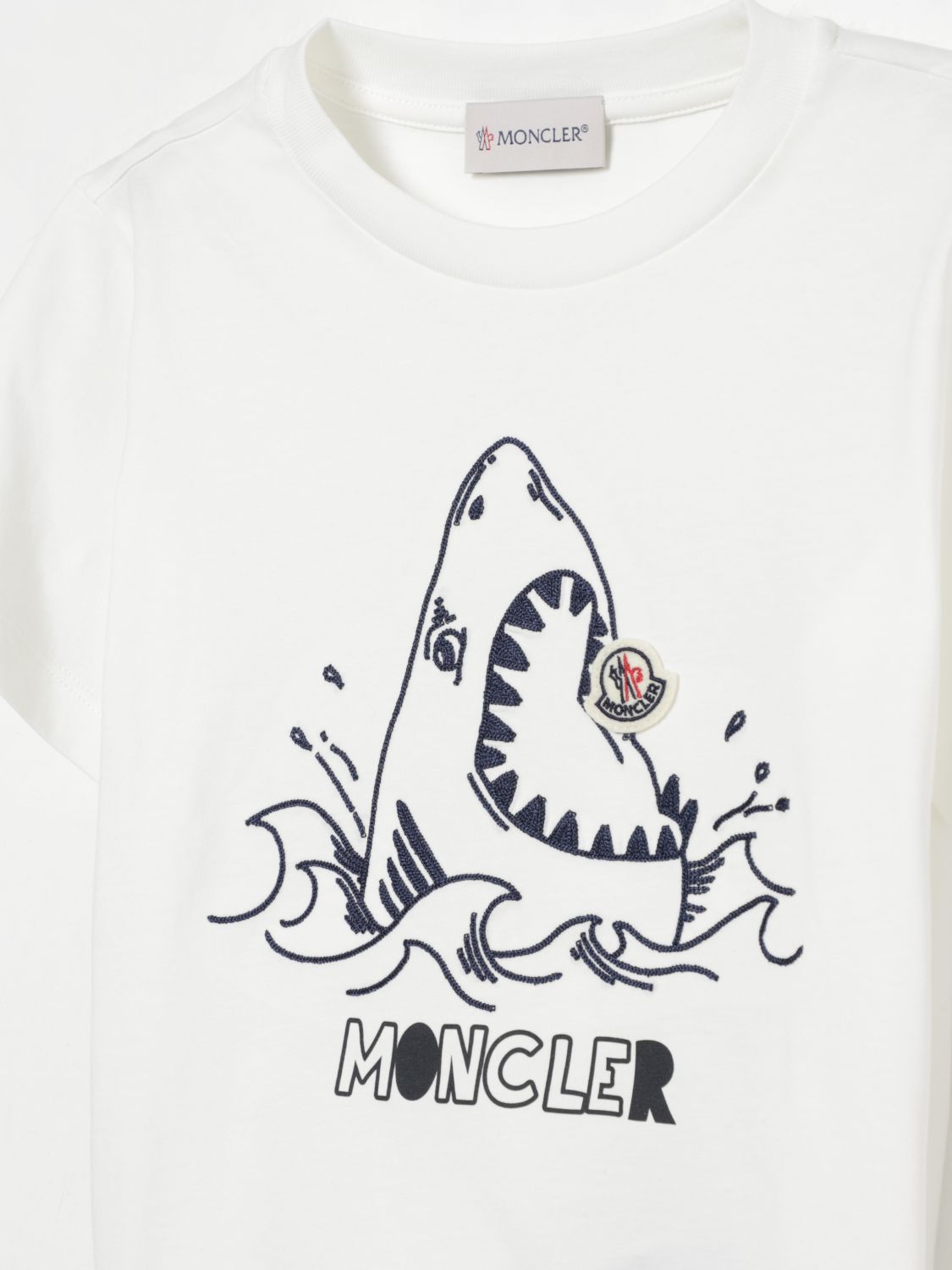 Moncler T Shirt Kids White