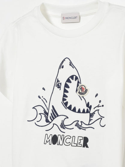 Moncler T Shirt Kids White