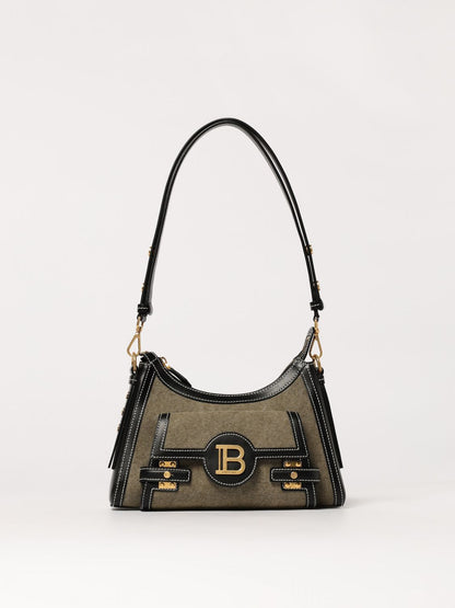 Balmain Shoulder Bag Woman Kaki