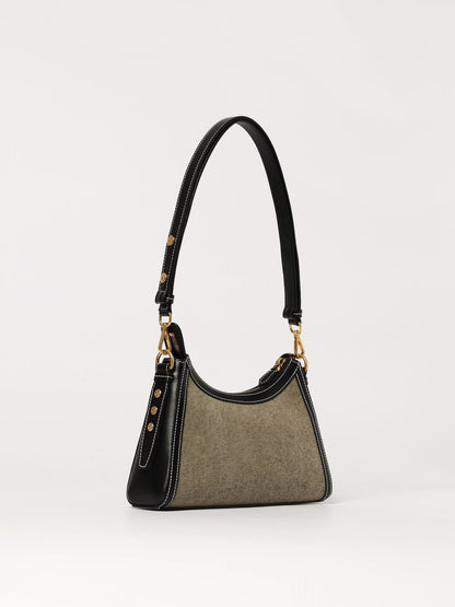 Balmain Shoulder Bag Woman Kaki
