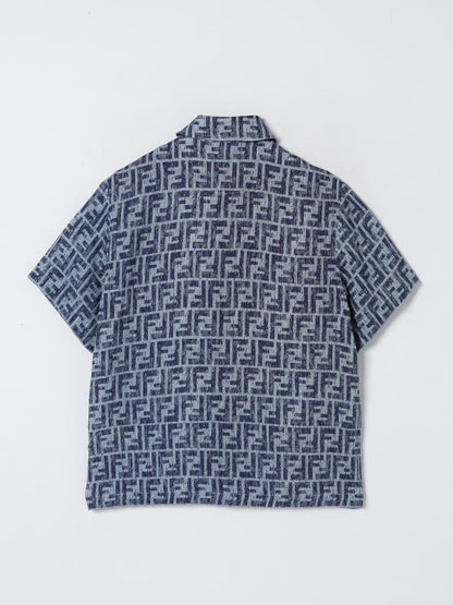 Fendi Shirt Kids Blue