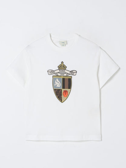 Fendi T Shirt Kids White