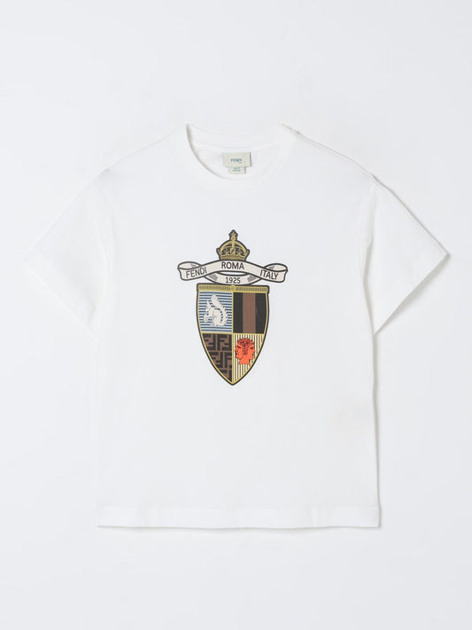 Fendi T Shirt Kids White