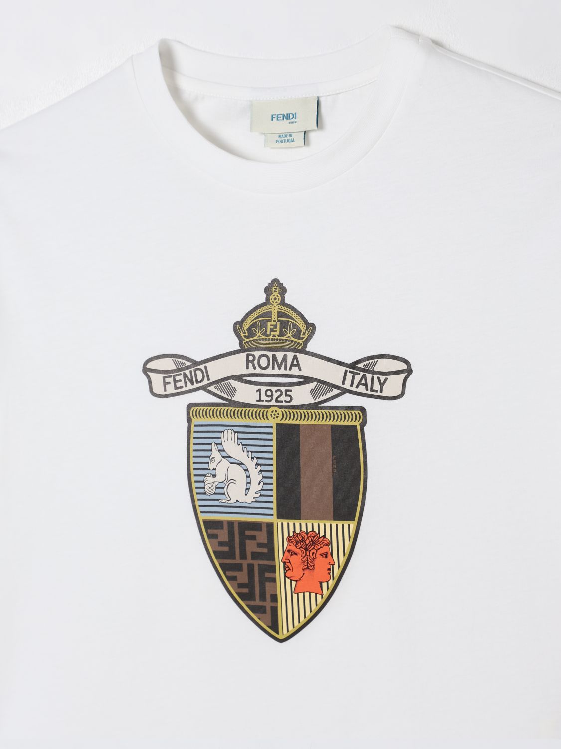 Fendi T Shirt Kids White