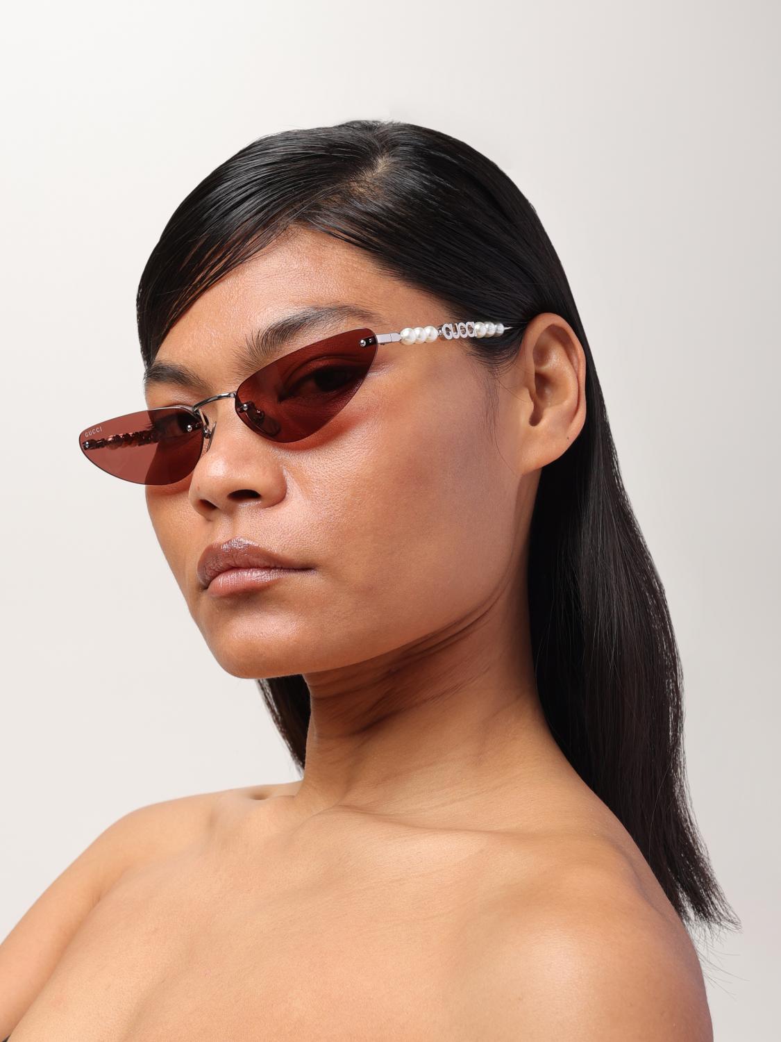 Gucci Sunglasses Woman Gold